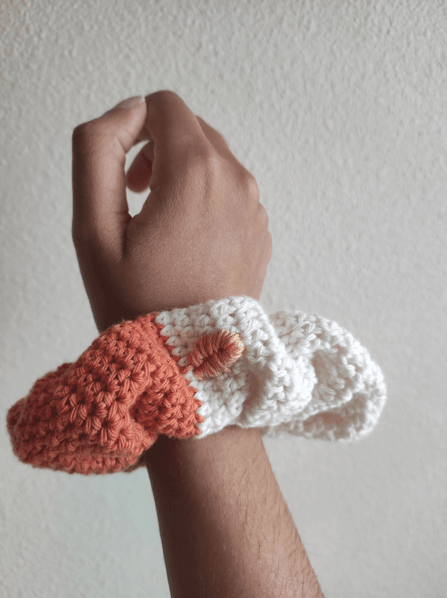 Orange Scrunchie